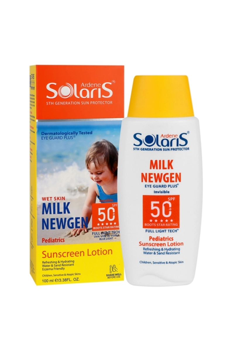 لوسیون ضد آفتاب کودک SPF50 آردن سولاریس